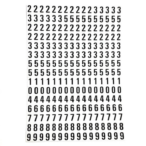 Tarra numerot 12 arkkia 0,49€ arkki