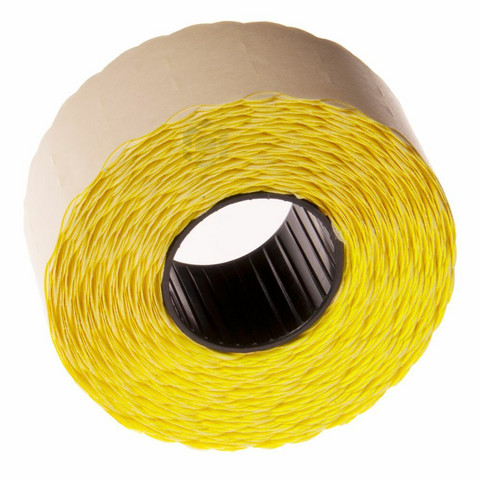 Hinnoittelukoneen hinta etiketti Neon keltainen 4rullaa 1,35€ rulla