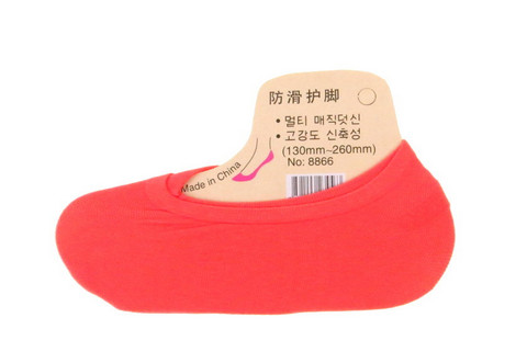 Naisten avokas sukka punainen 20 paria 0,25€ pari *