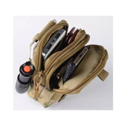 Military laukku vyöllä army kuvio
