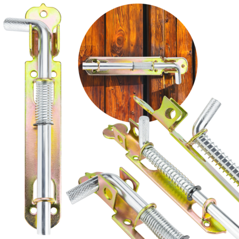 Metalli lukko salpa jousella 10kpl 1,39€ kpl Ovh 5,90€kpl