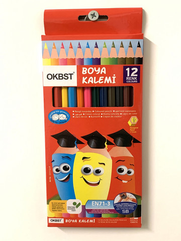 Puuvärit 18cm 12pkt 0,89€ pkt