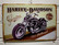Nostalgisia  Harley Davidson peltikylttejä 25 kpl 2,50€ kpl