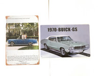 Nostalgisia  Buick autojen peltikylttejä 26 kpl 2,50€ kpl Ovh 10,00€ kpl