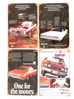 Nostalgisia  Plymouth autojen peltikylttejä 28 kpl 2,50€ kpl Ovh 10,00€ kpl
