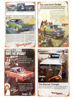 Nostalgisia  Dodge autojen peltikylttejä 36 kpl 2,50€ kpl Lajitelma 2