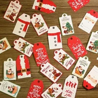 Joulu lahja paketin kartonki-laput narulla 200kpl lajitelma 0,03€ kpl
