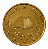 Malta 2 € 2016 Rakkaus kullattu