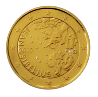 Suomi 2 € 2015 Jean Sibelius kullattu