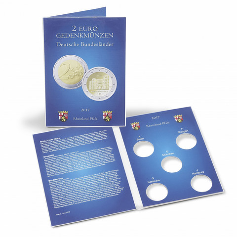 Leuchtturm keräilykortti Saksa 2 € 2017 Rheinland-Pfalz