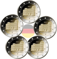 Saksa 2 € 2017 Rheinland-Pfalz A-J