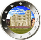 Saksa 2 € 2017 Rheinland-Pfalz väritetty