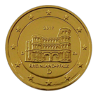 Saksa 2 € 2017 Rheinland-Pfalz kullattu