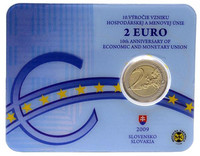 Slovakia 2 € 2009 EMU coincard