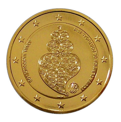 Portugali 2 € 2016 Olympialaiset Riossa kullattu