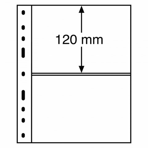 Leuchtturm Optima 2C- välilehti, 10-pack, kirkas