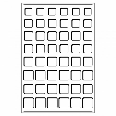 Leuchtturm L rahalevy 6:lle irtokolikkosarjalle, sininen, 2-pack