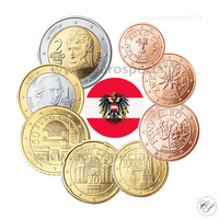 Itävalta 1s - 2 € 2017 UNC