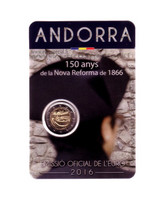 Andorra 2 € 2016 New Reform 150 vuotta BU