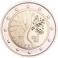 Viro 2 € 2017 Viron itsenäisyysjulistus 100 v.