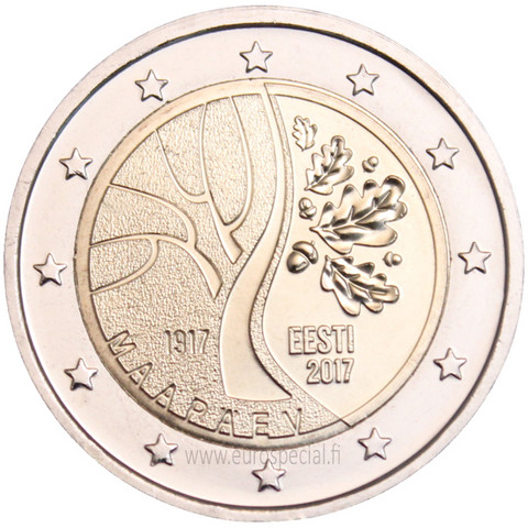 Viro 2 € 2017 Viron itsenäisyysjulistus 100 v.