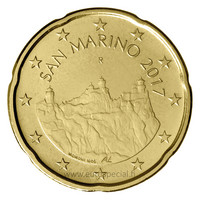 San Marino 20s 2017 Monte Titano UNC