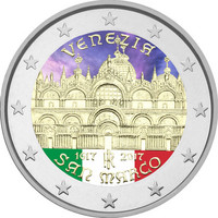 Italia 2 € 2017 San Marco - Venezia väritetty