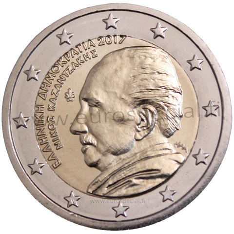 Kreikka 2 € 2017 Nikos Kazantzakis