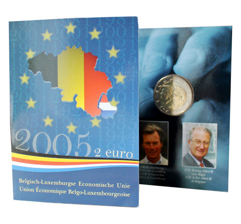 Belgia 2 € 2005 Belgian & Luxemburgin talousliitto coincard
