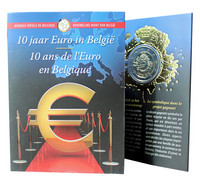 Belgia 2 € 2012 Euro 10 vuotta coincard