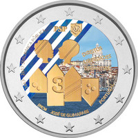 Portugali 2 € 2017 Polícia de Segurança Pública väritetty