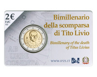 Italia 2 € 2017 Titus Livius BU coincard