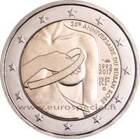 Ranska 2 € 2017 Roosannauhan päivä 25 v.