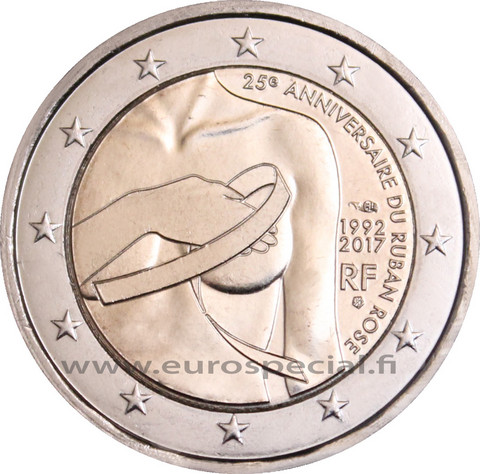Ranska 2 € 2017 Roosannauhan päivä 25 v.