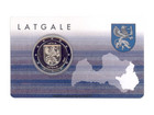 Latvia 2 € 2017 Latgale BU coincard