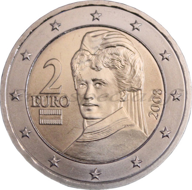 Itävalta 2 € 2017 Bertha von