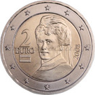 Itävalta 2 € 2017 Bertha von Suttner UNC