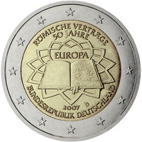 Saksa 2 € 2007 Rooman Sopimus