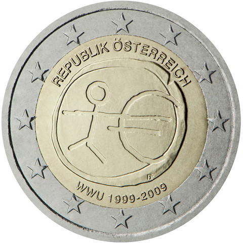 Itävalta 2 € 2009 EMU