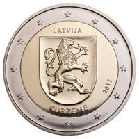Latvia 2 € 2017 Kurzeme