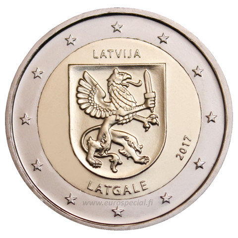 Latvia 2 € 2017 Latgale