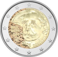 Portugali 2 € 2017 Raúl Brandão väritetty