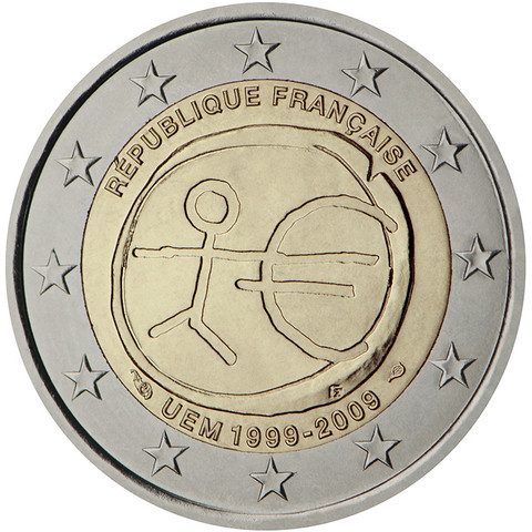 Ranska 2 € 2009 EMU