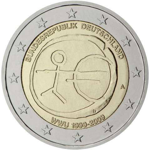 Saksa 2 € 2009 EMU