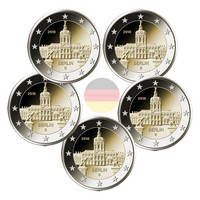 Saksa 2 € 2018 Berliini / Charlottenburgin linna A-J