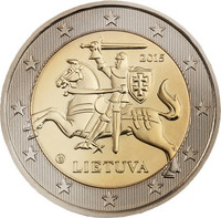 Liettua 2 € 2017 Vytis- hevosratsastaja UNC