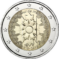 Ranska 2 € 2018 Ruiskaunokki