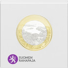 Suomi 5 € 2018 Suomalaiset kansallismaisemat Merellinen Helsinki, Proof