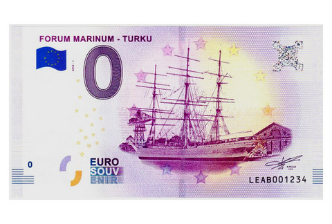 Suomi 0 euro 2018 Forum Marinum Turku UNC