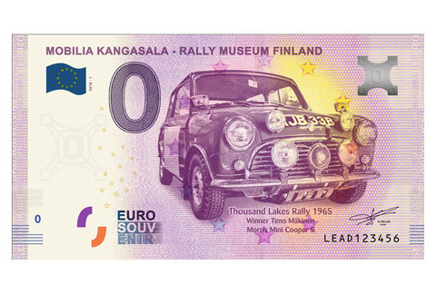 Suomi 0 euro 2018 Mobilia Kangasala - Rally Museum Finland UNC